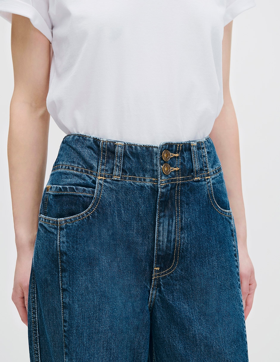 Jeans wide leg para mujer 4