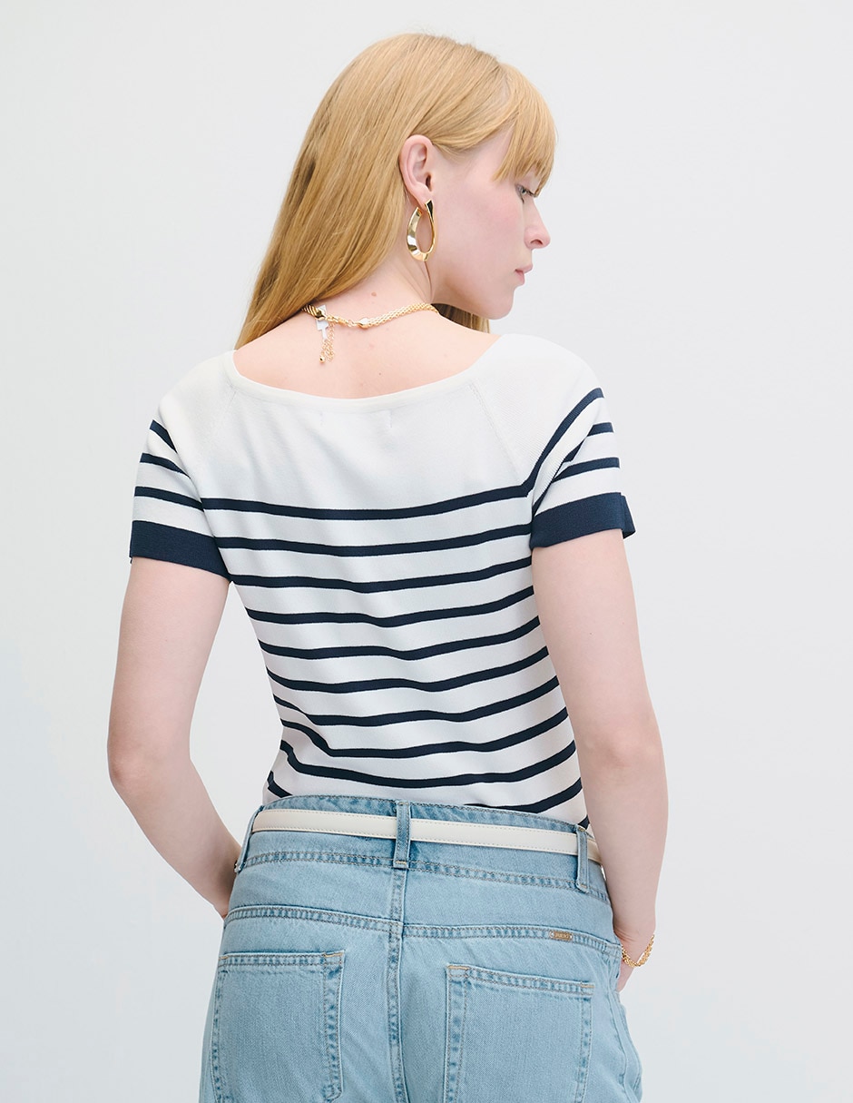 Blusa Marsella manga corta para mujer 3