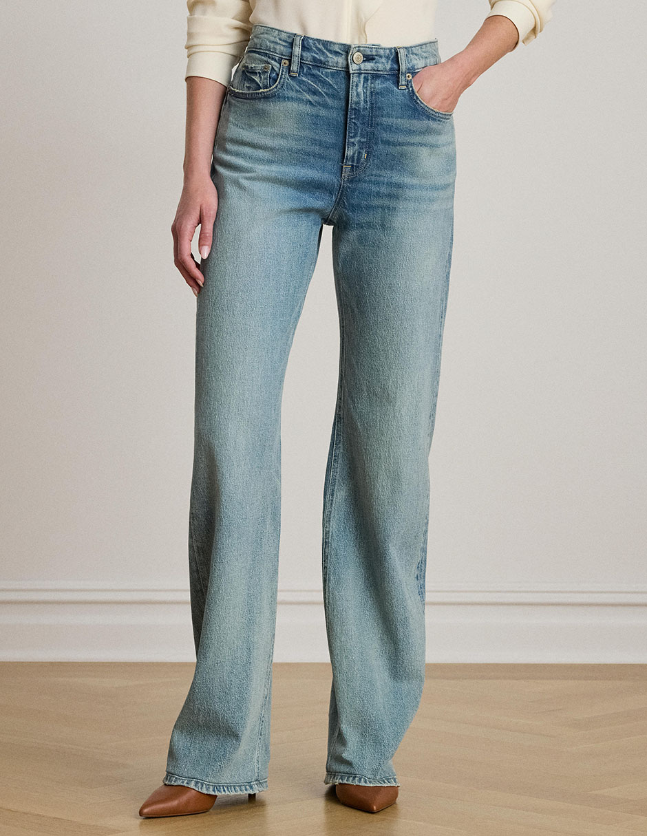 Pantalón flare regular para mujer