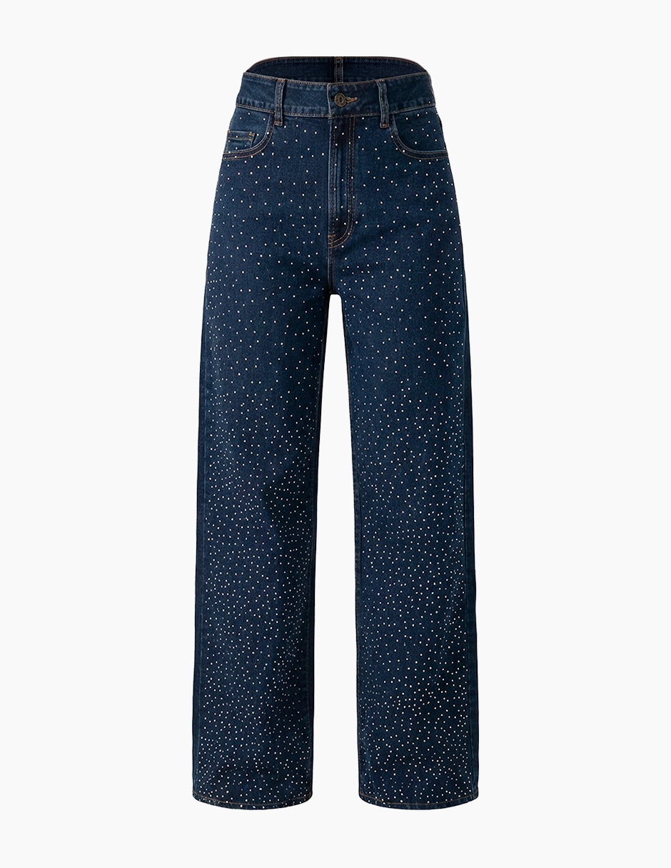 Jeans coulotte slim para mujer 6