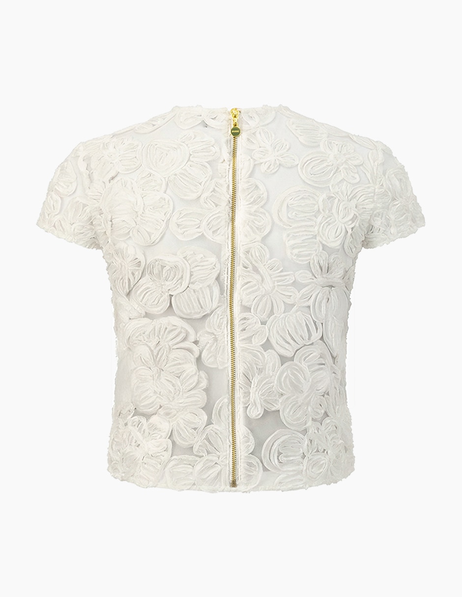Blusa manga corta para mujer 8