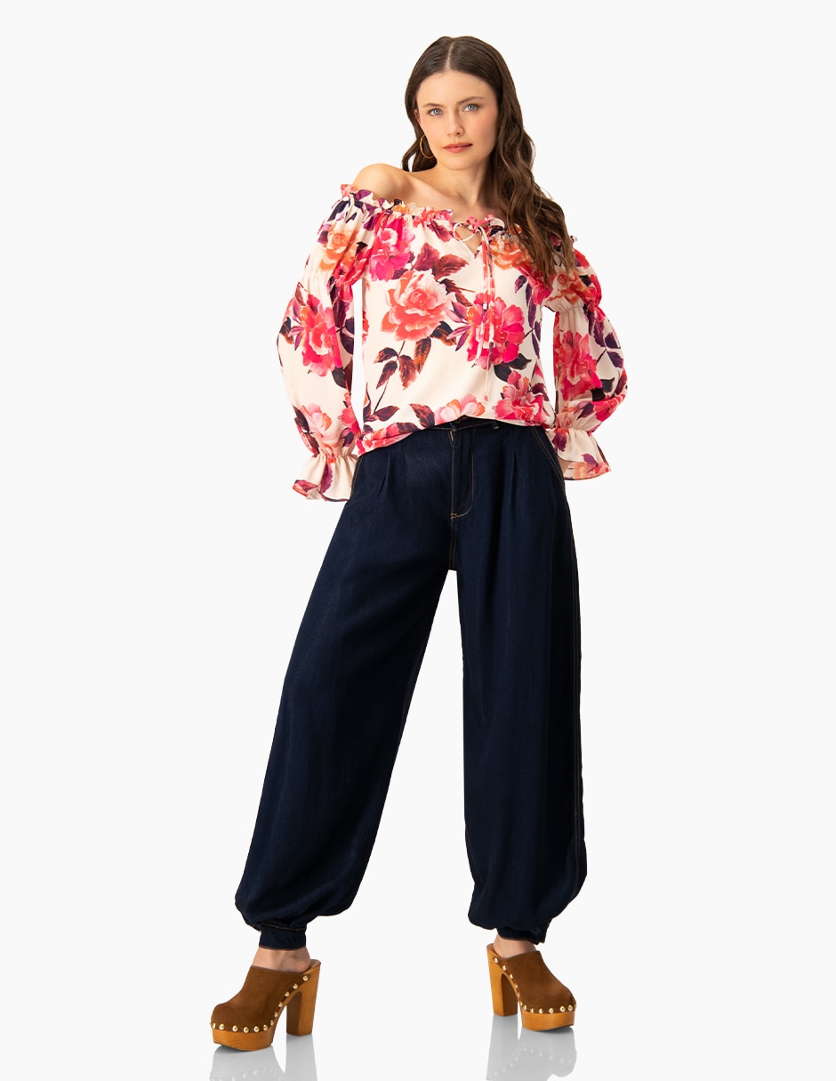 Blusa manga larga para mujer 5