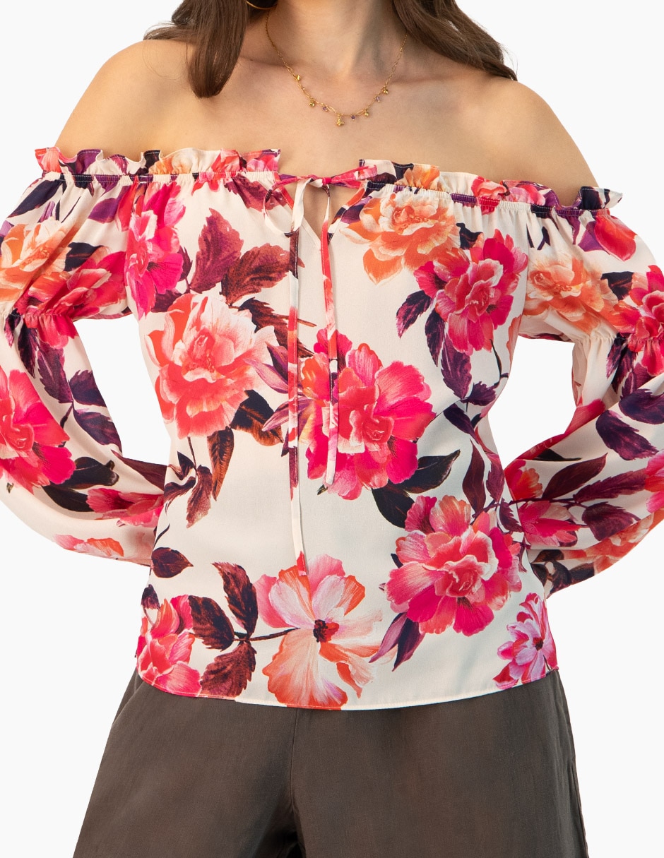 Blusa manga larga para mujer 6