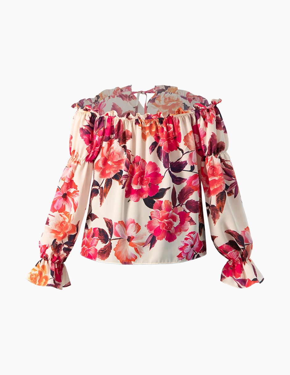 Blusa manga larga para mujer 7