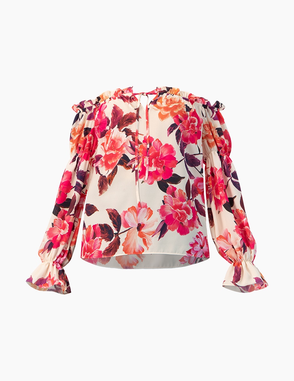 Blusa manga larga para mujer 8