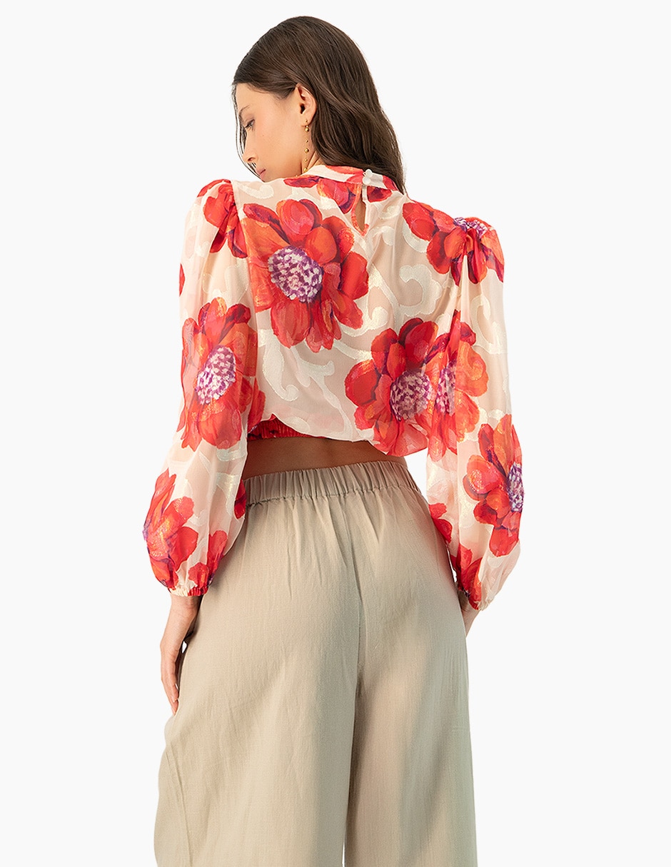 Blusa manga larga para mujer 2
