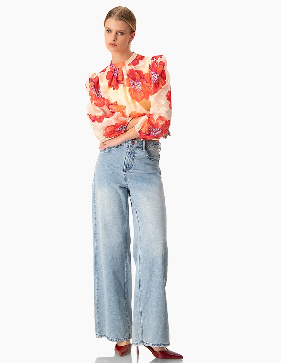Blusa manga larga para mujer 5