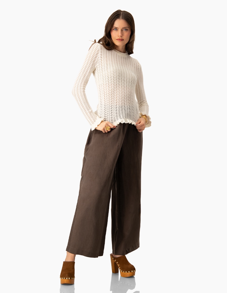 Blusa manga larga para mujer 5
