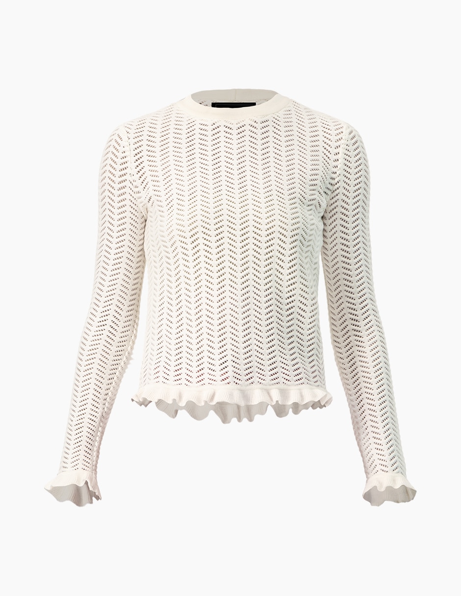 Blusa manga larga para mujer 7