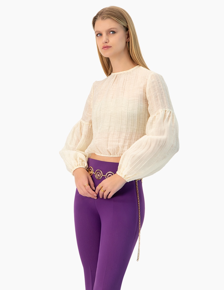 Blusa manga larga para mujer 3