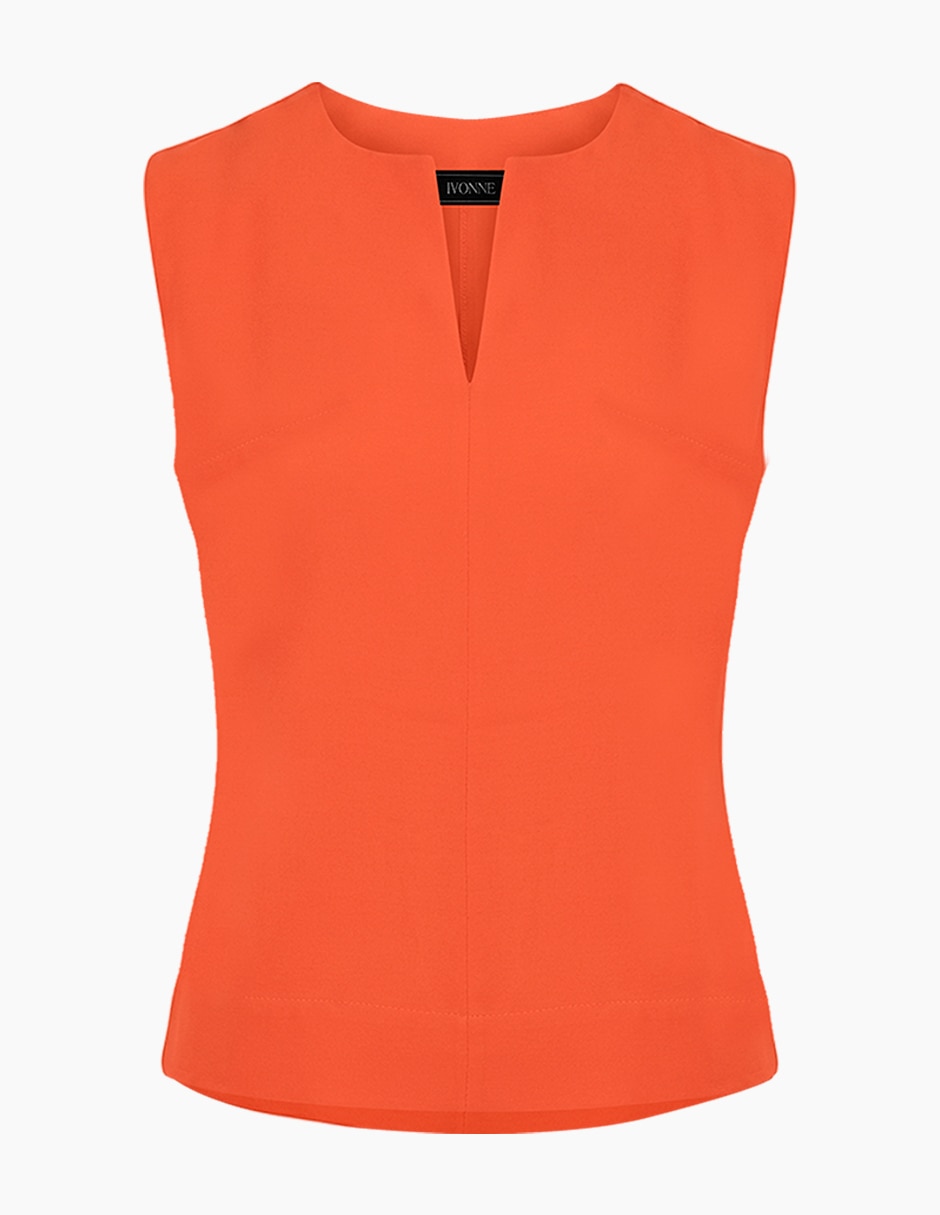 Blusa sin manga para mujer 7