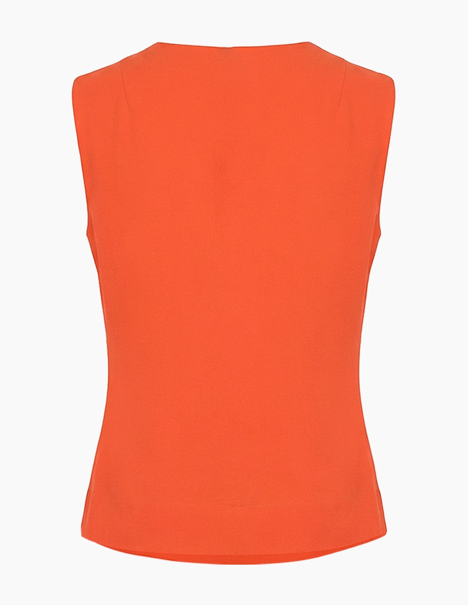 Blusa sin manga para mujer 8
