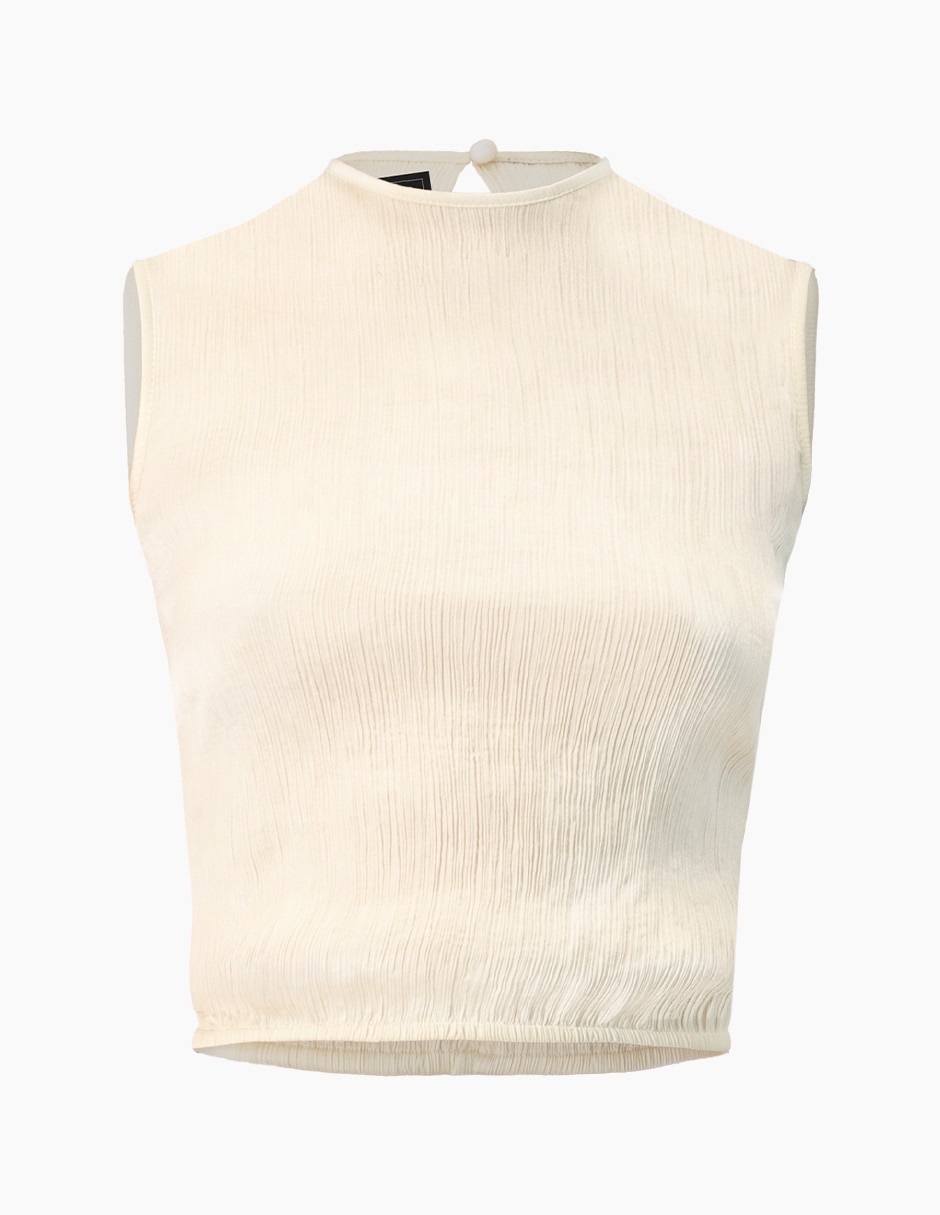 Blusa sin manga para mujer 7