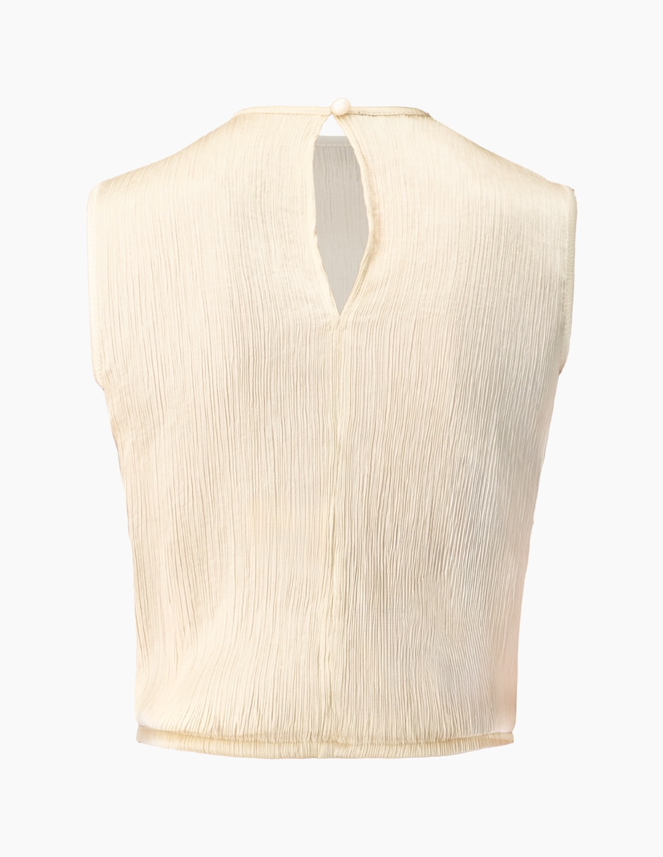 Blusa sin manga para mujer 8