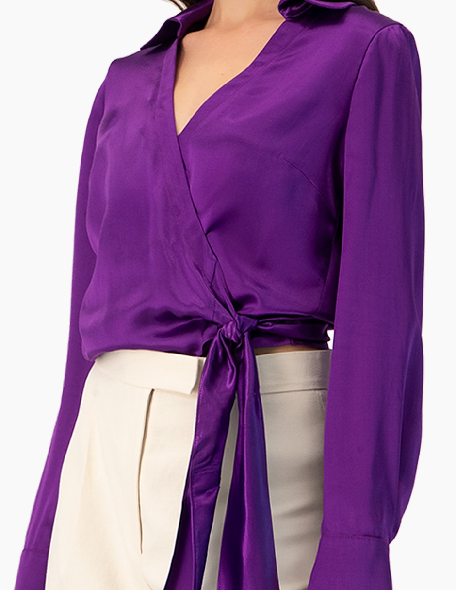 Blusa manga larga para mujer 6
