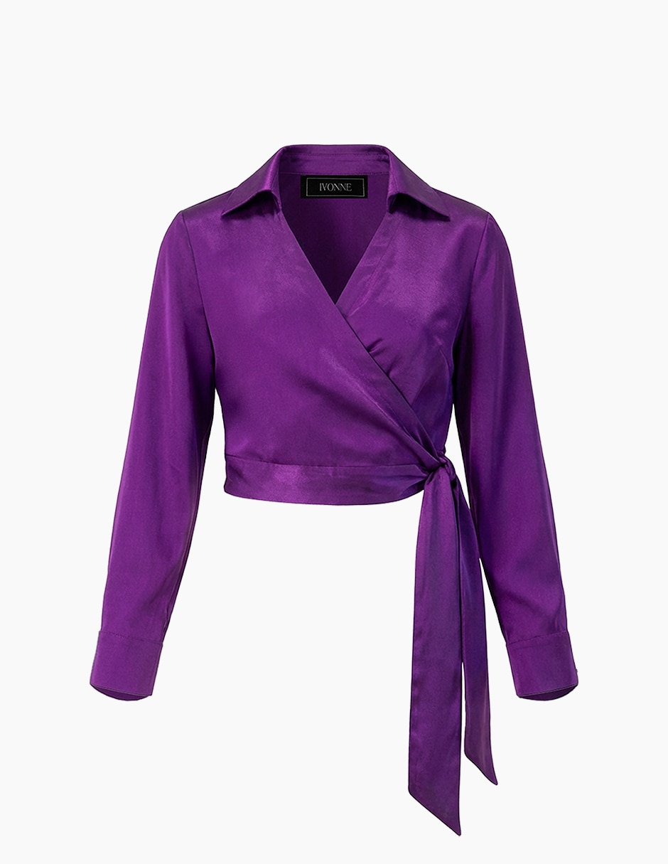 Blusa manga larga para mujer 7