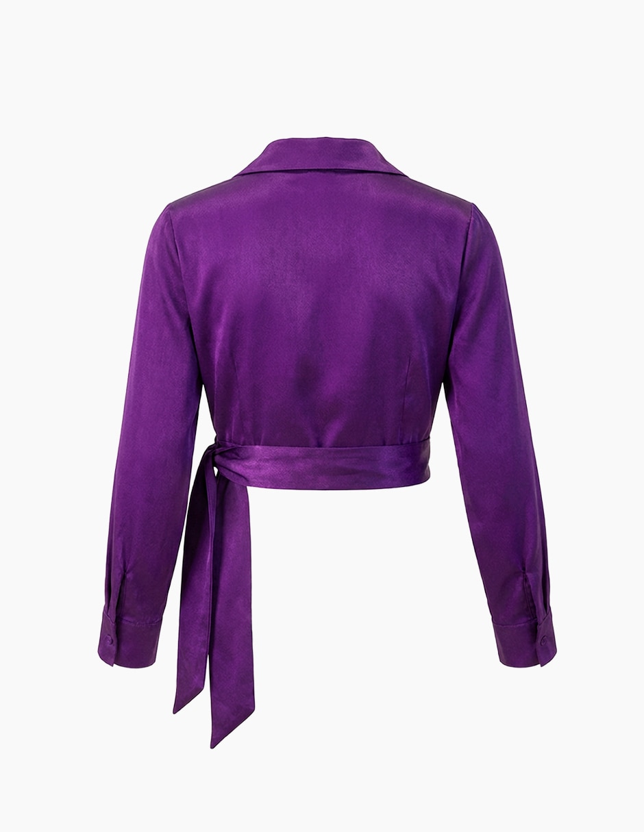 Blusa manga larga para mujer 8