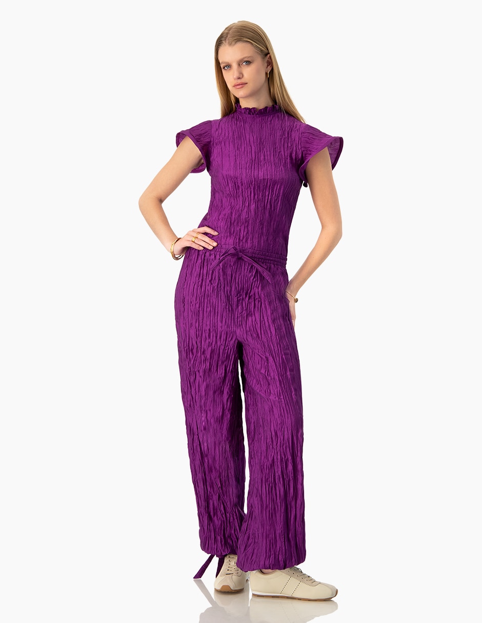 Pantalón jogger regular para mujer 4