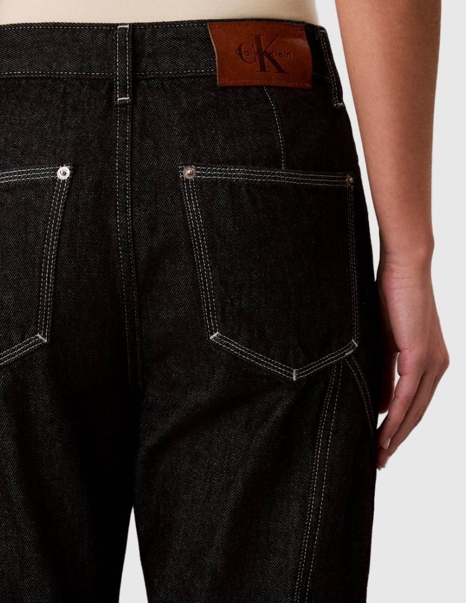 Jeans cargo slim cintura para mujer 6