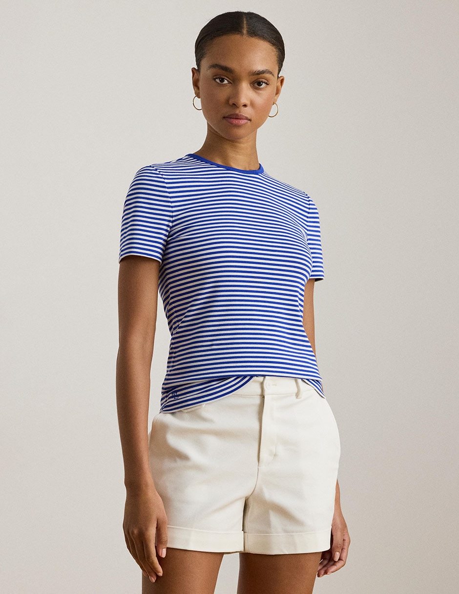 Blusa manga corta para mujer