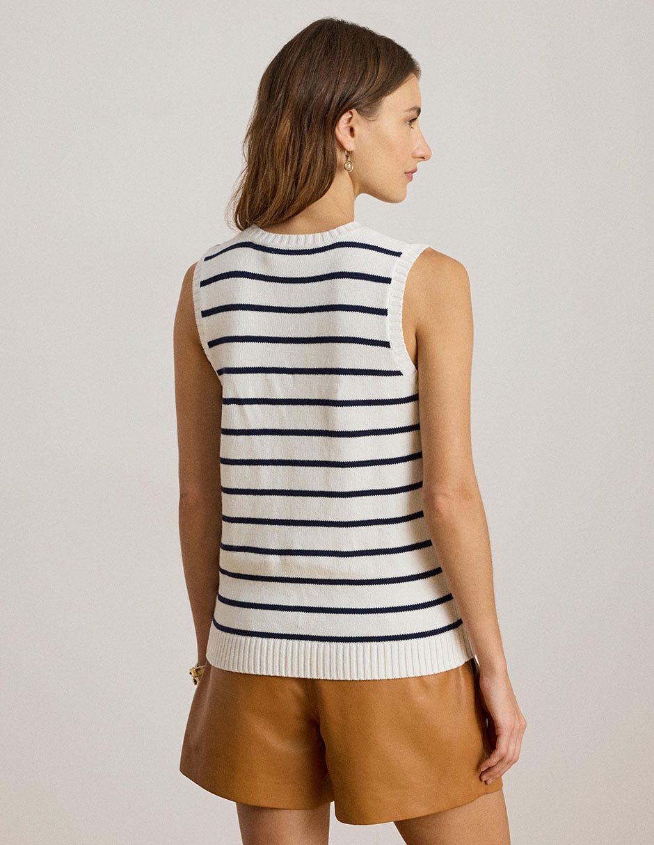 Suéter cuello redondo para mujer 2