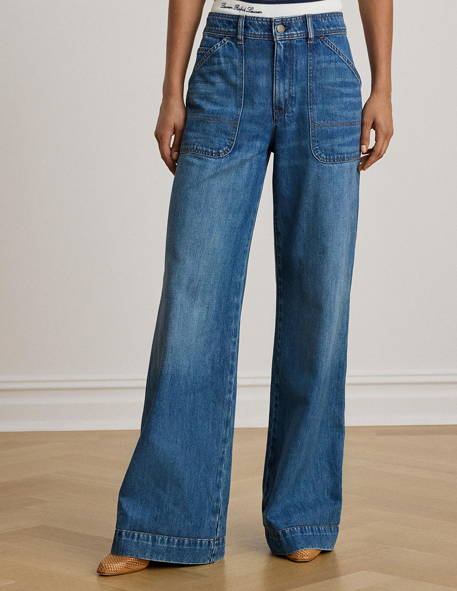 Pantalón wide leg para mujer