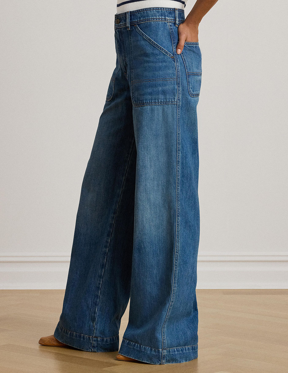 Pantalón wide leg para mujer 4