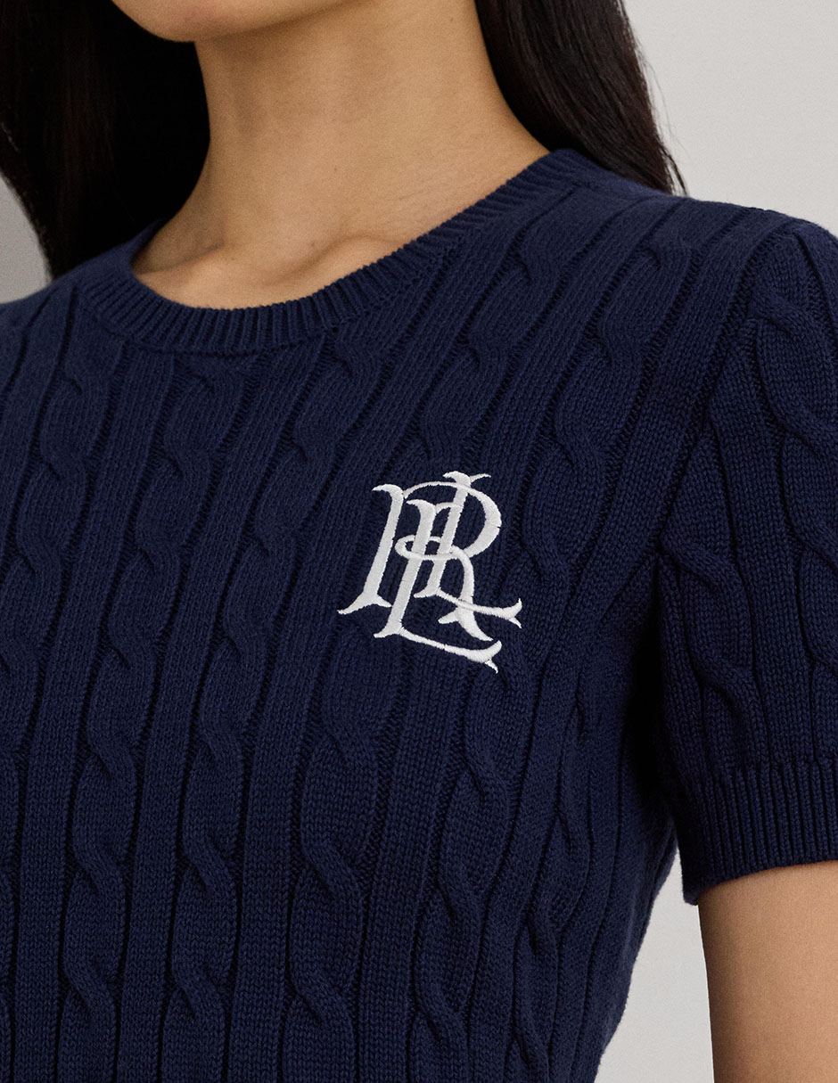 Suéter cuello redondo para mujer 4
