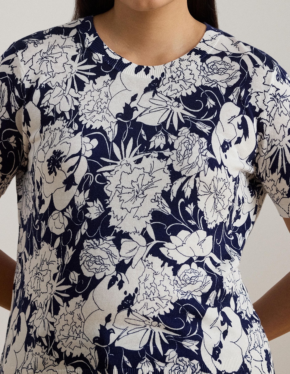 Blusa manga corta para mujer 4