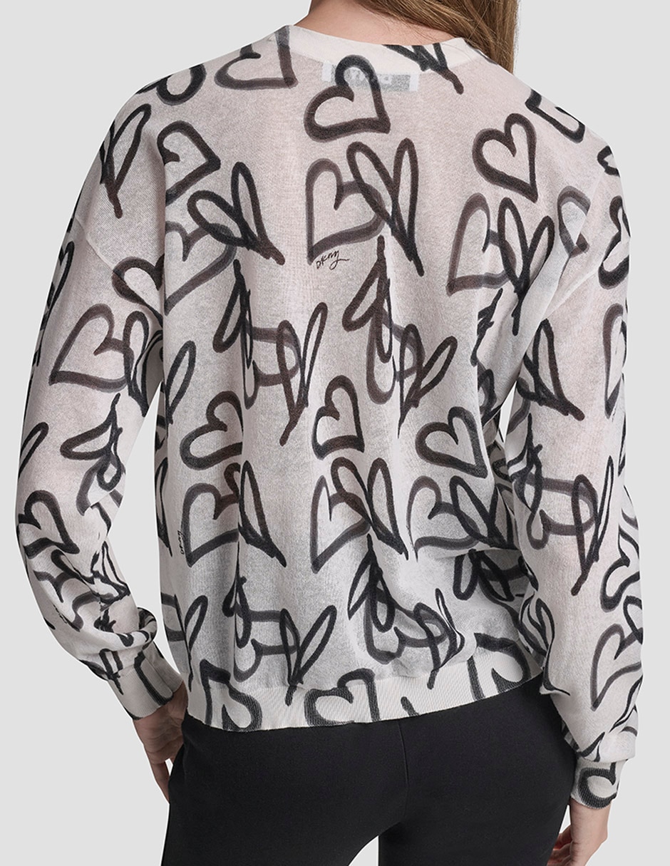 Suéter cuello redondo para mujer 4