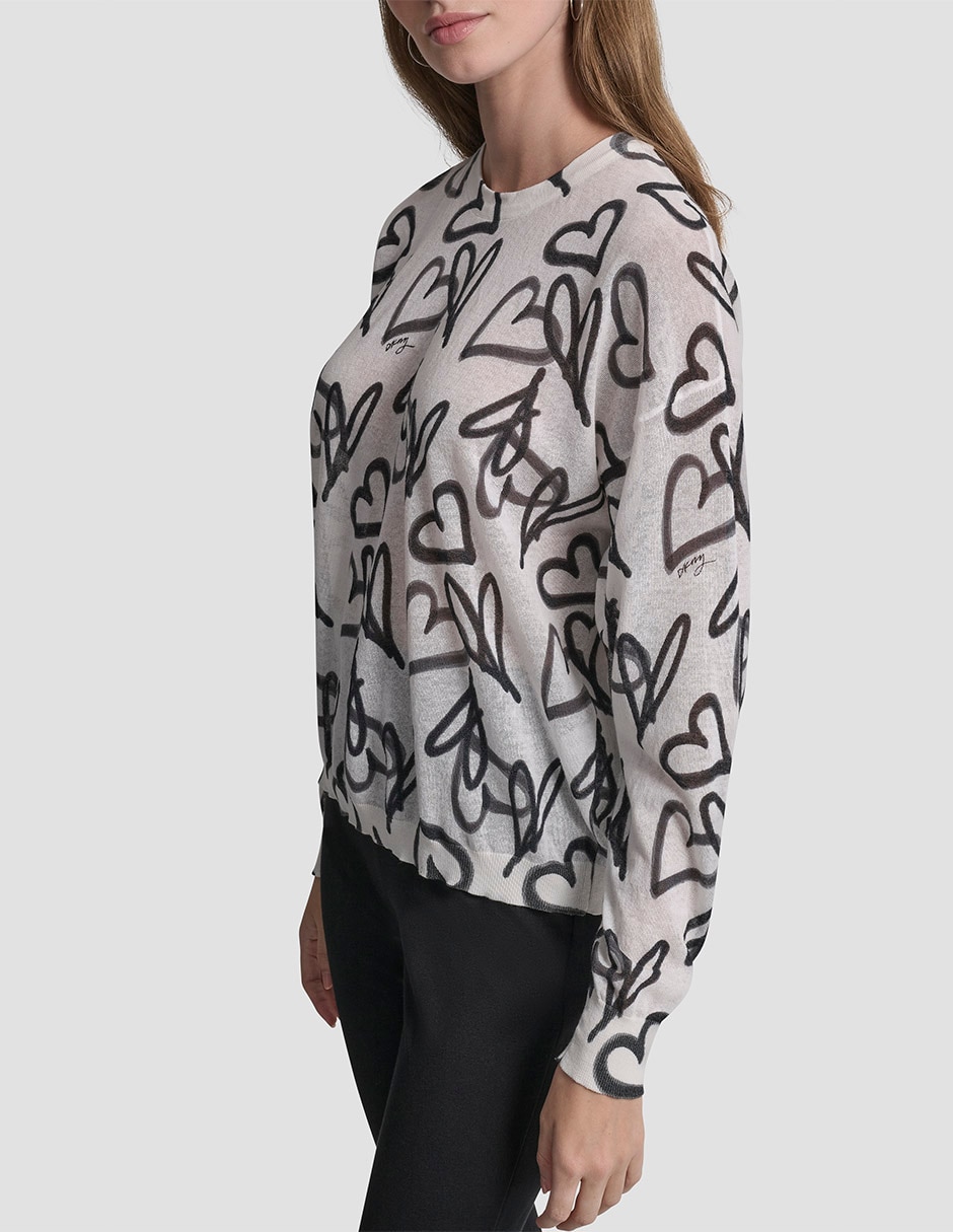 Suéter cuello redondo para mujer 6