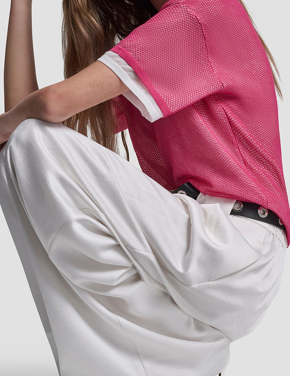 Suéter cuello redondo para mujer 6