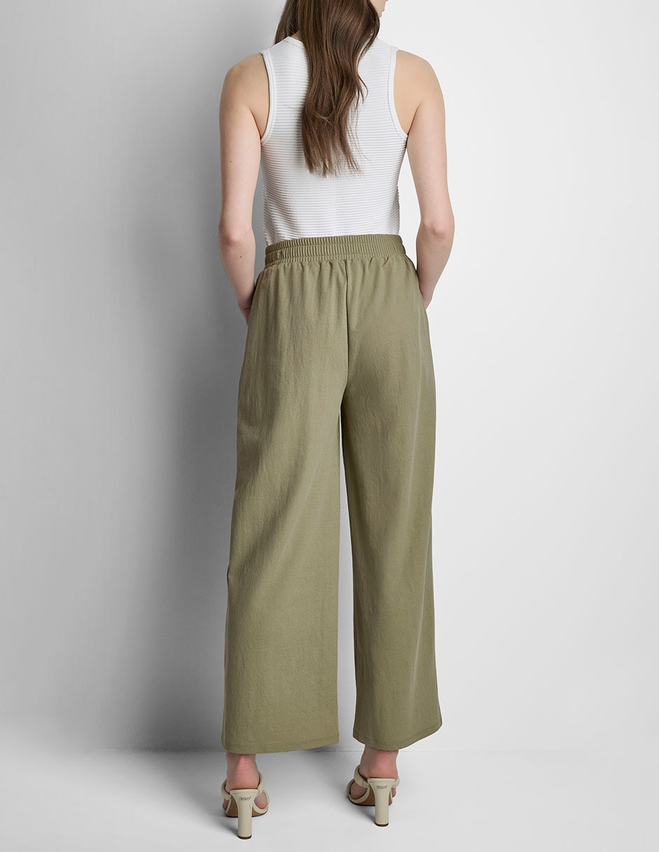 Pantalón coulotte amplio para mujer 7