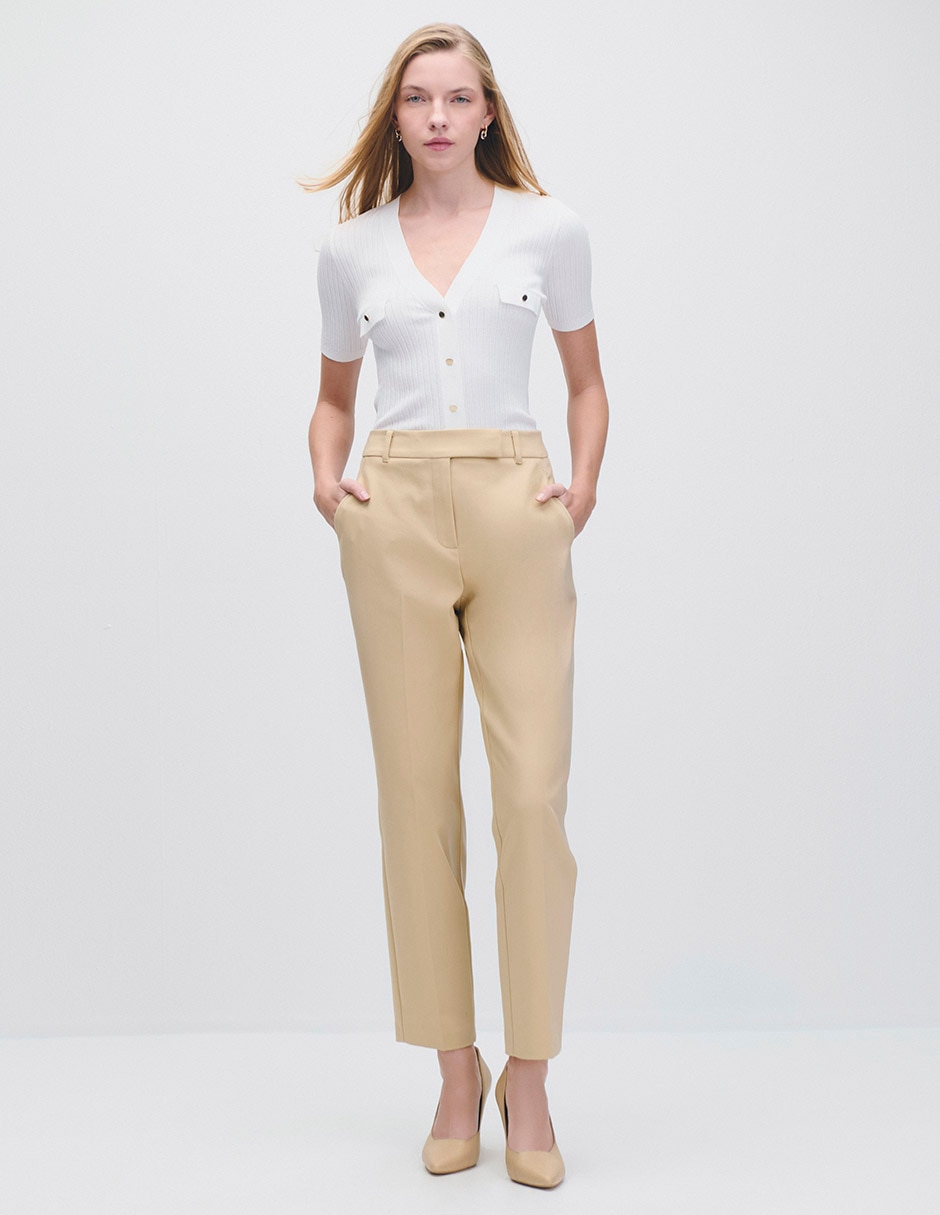 Pantalón regular para mujer 2