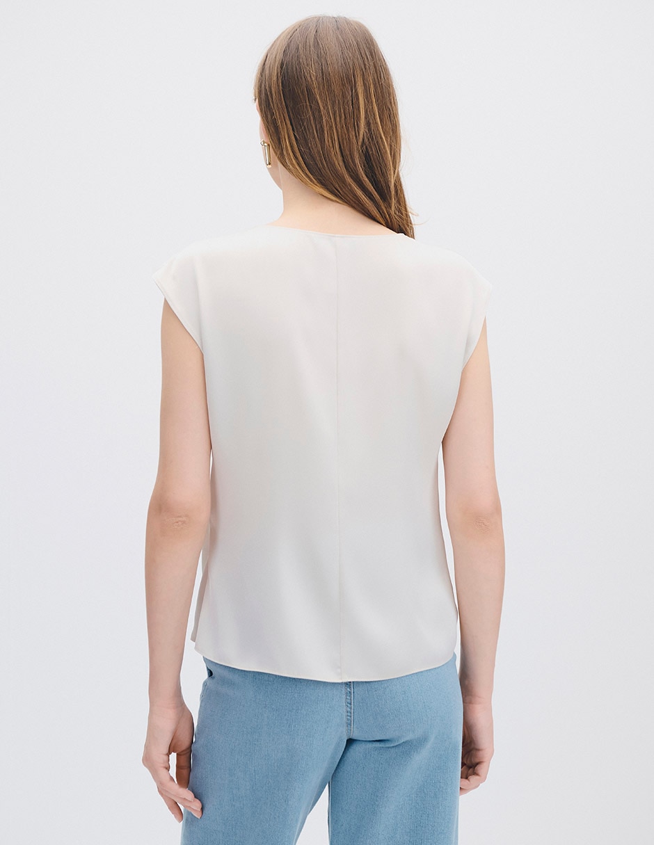 Blusa manga corta para mujer 3