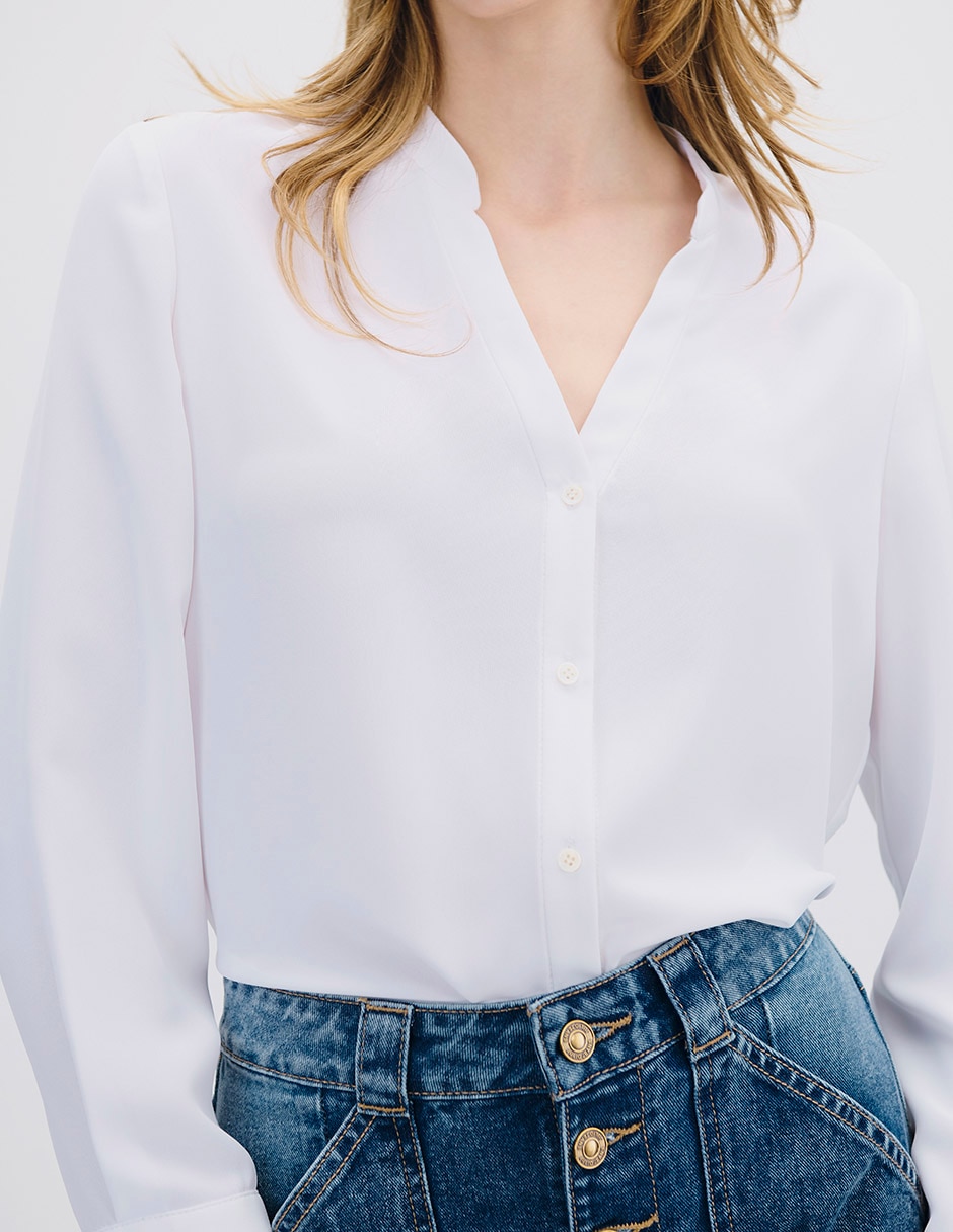 Blusa manga larga para mujer 4