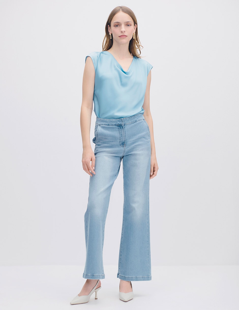 Blusa manga corta para mujer 2