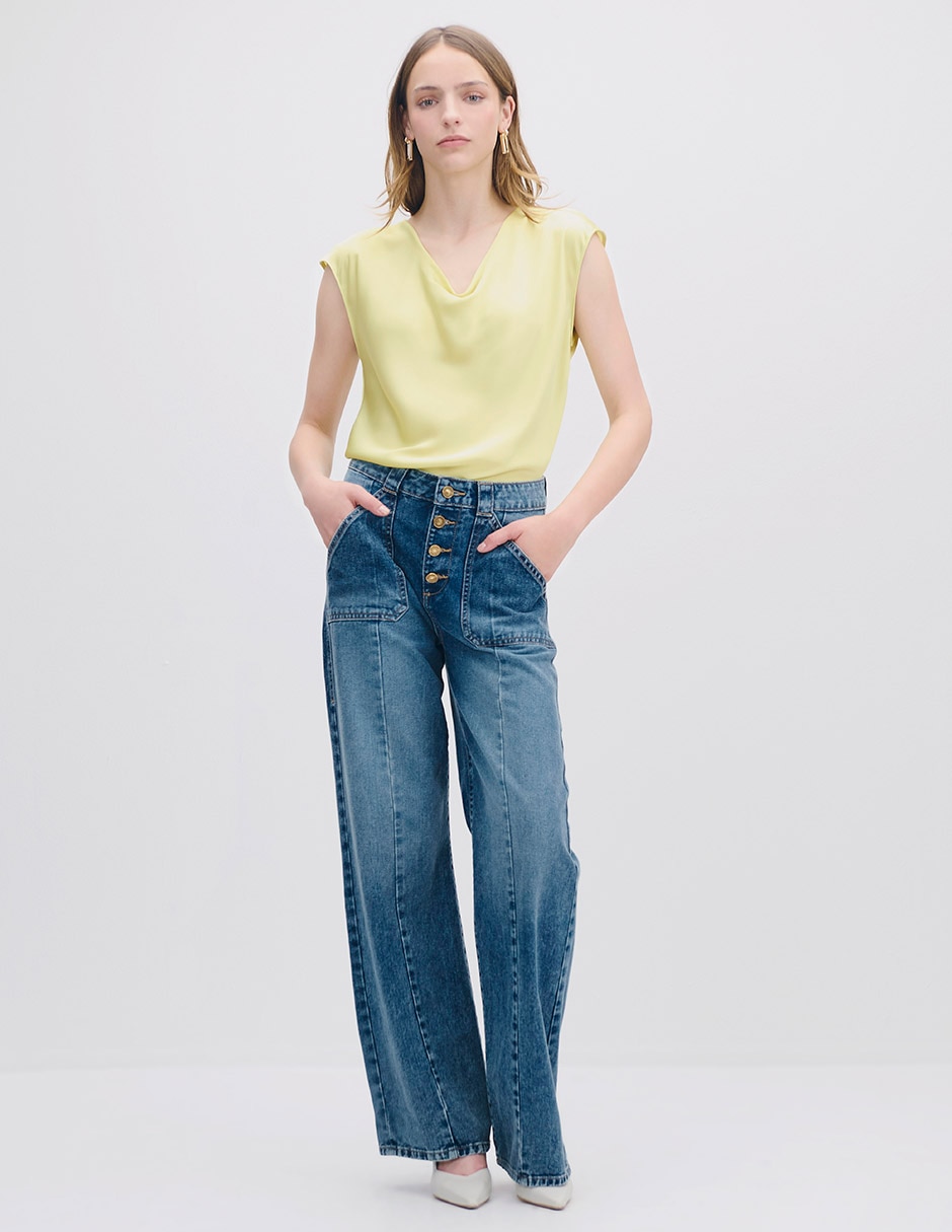 Blusa manga corta para mujer 2