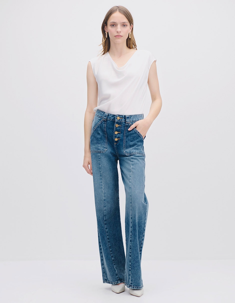 Blusa manga corta para mujer 2