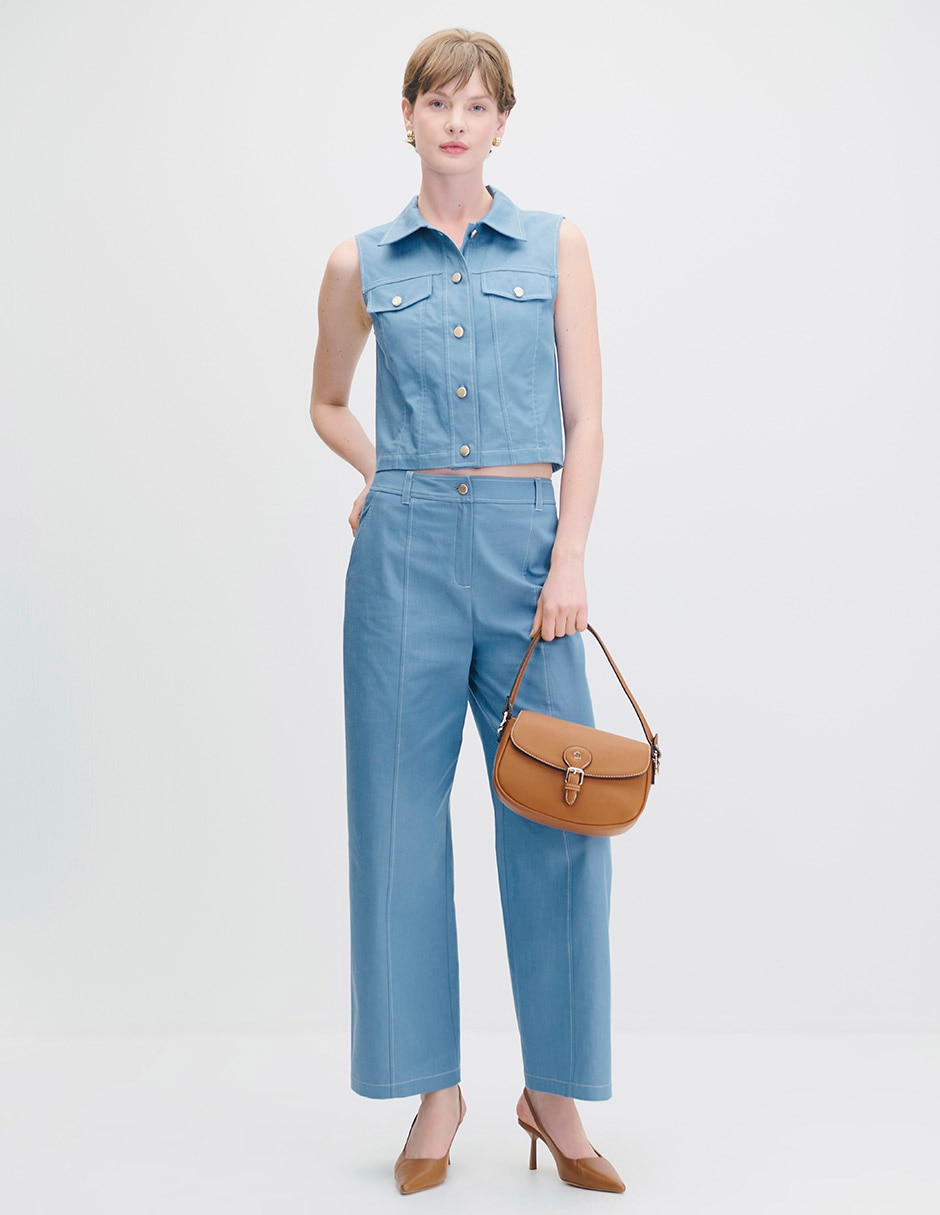 Blusa Napoli sin manga para mujer 2