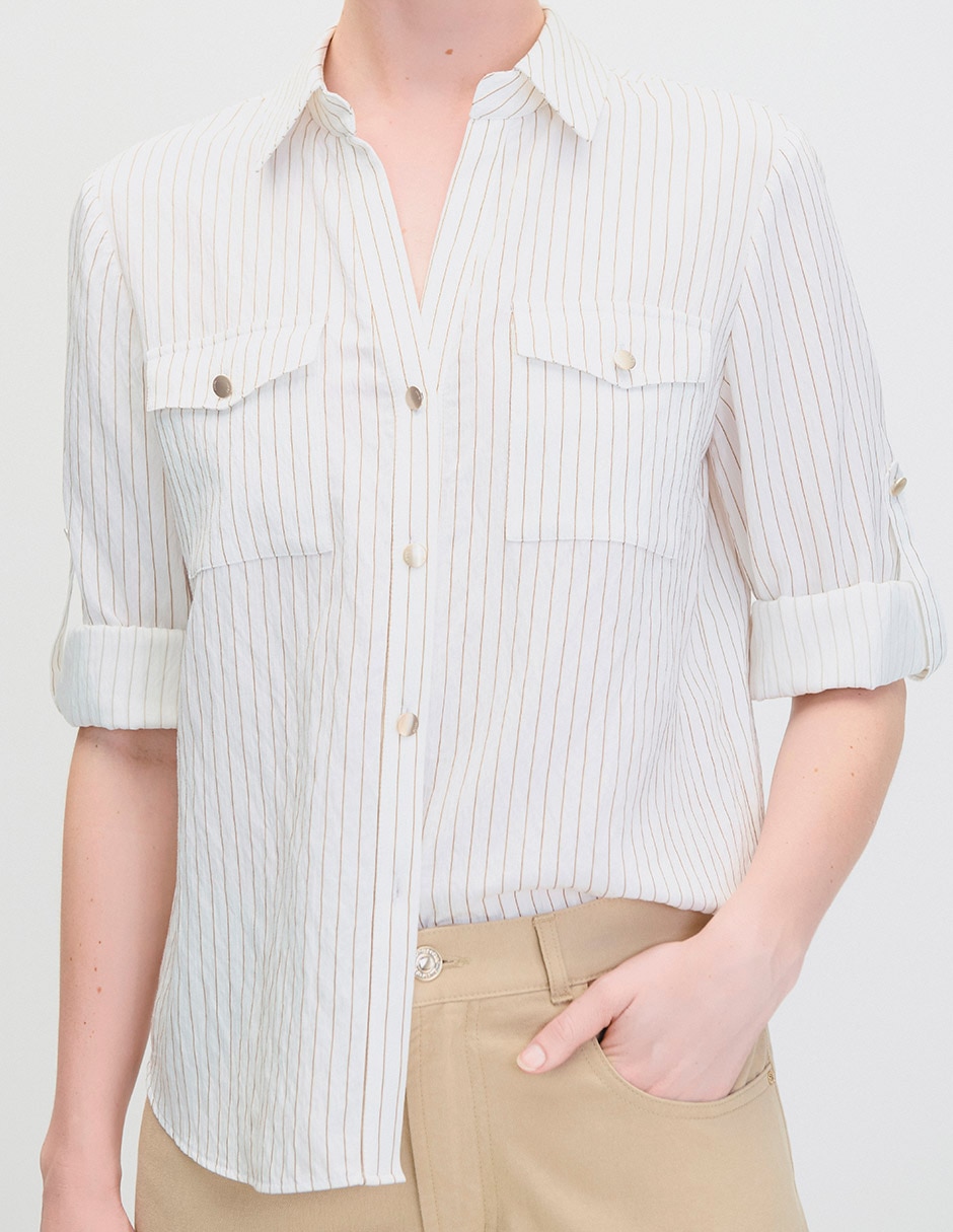 Blusa manga 3/4 para mujer 4