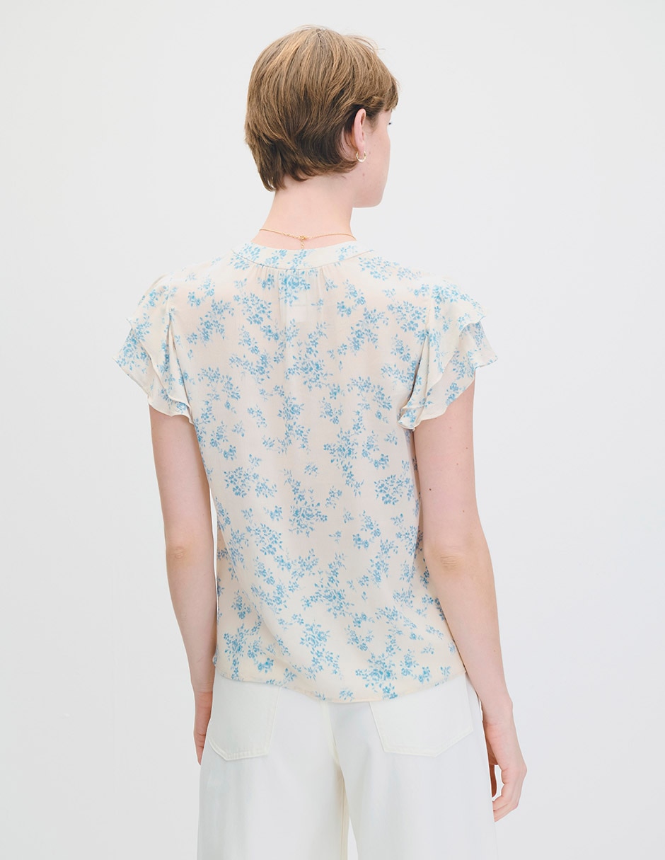 Blusa manga corta para mujer 3