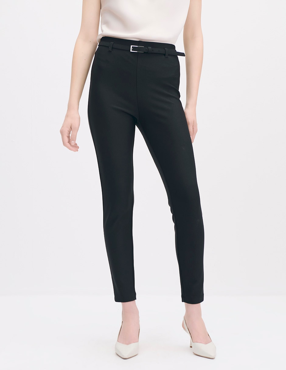 Legging cintura alta con elástico para mujer