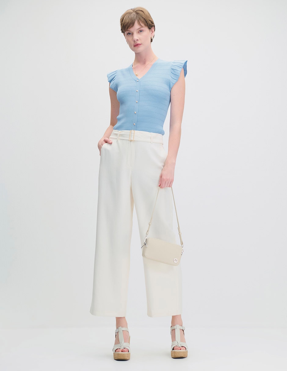 Pantalón relaxed amplio para mujer 2