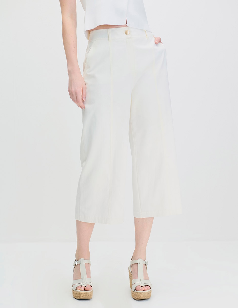 Pantalón relaxed amplio para mujer