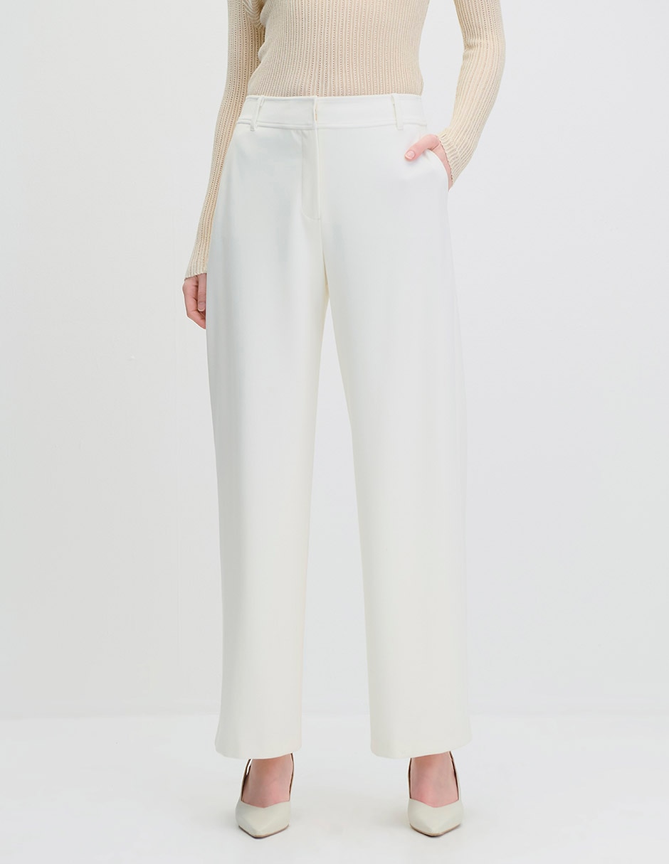 Pantalón relaxed amplio para mujer