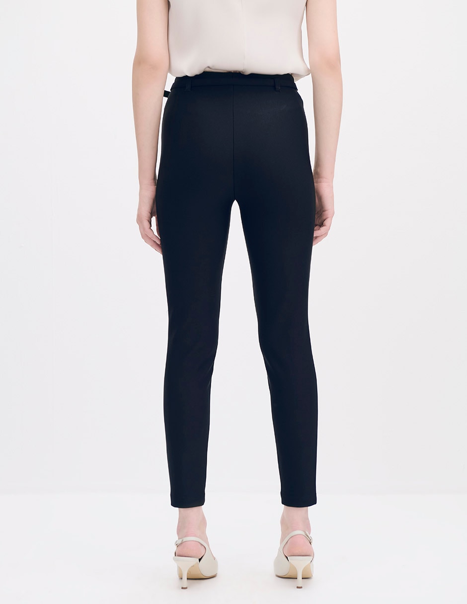 Legging a la cintura alta con elástico para mujer 3