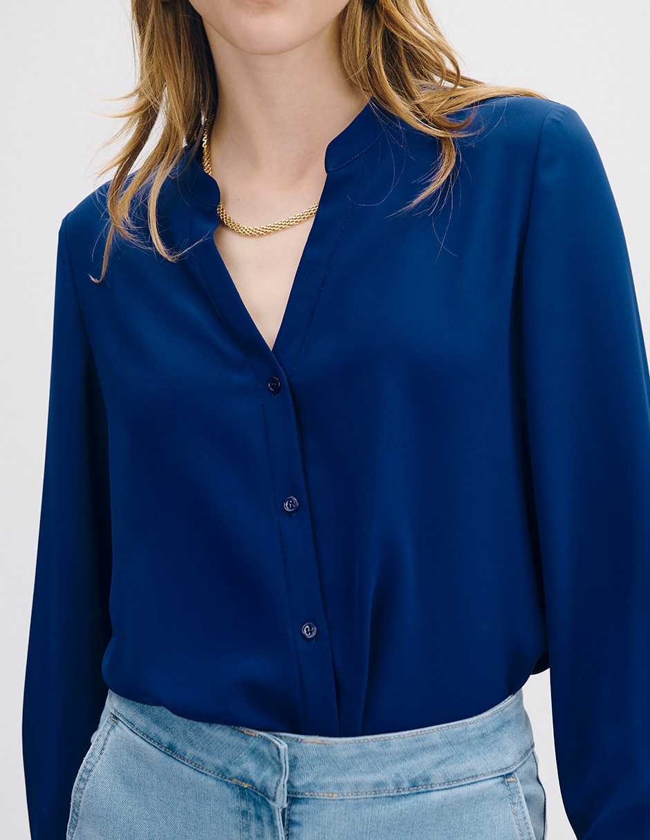 Blusa manga larga para mujer 4