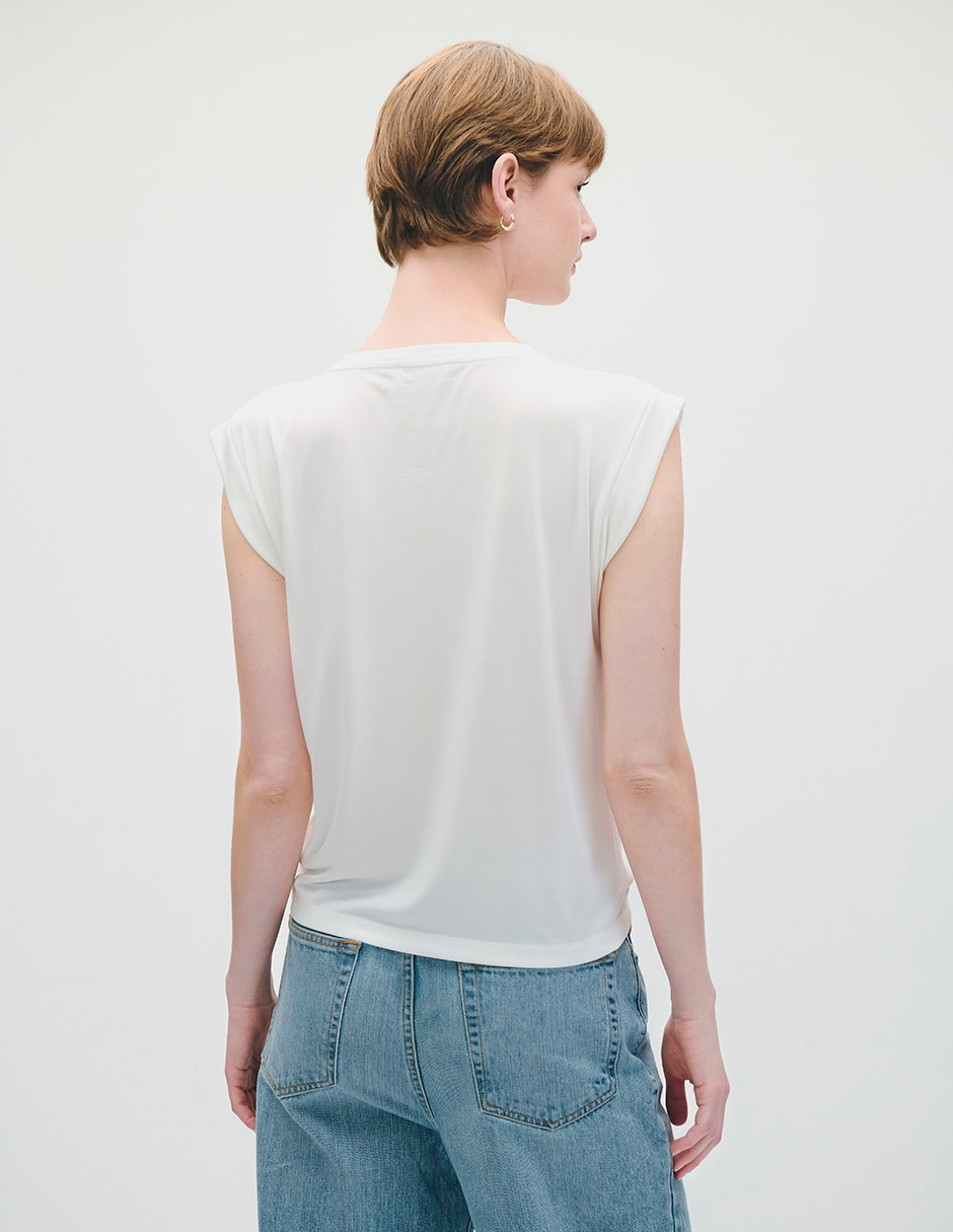 Blusa sin manga para mujer 3