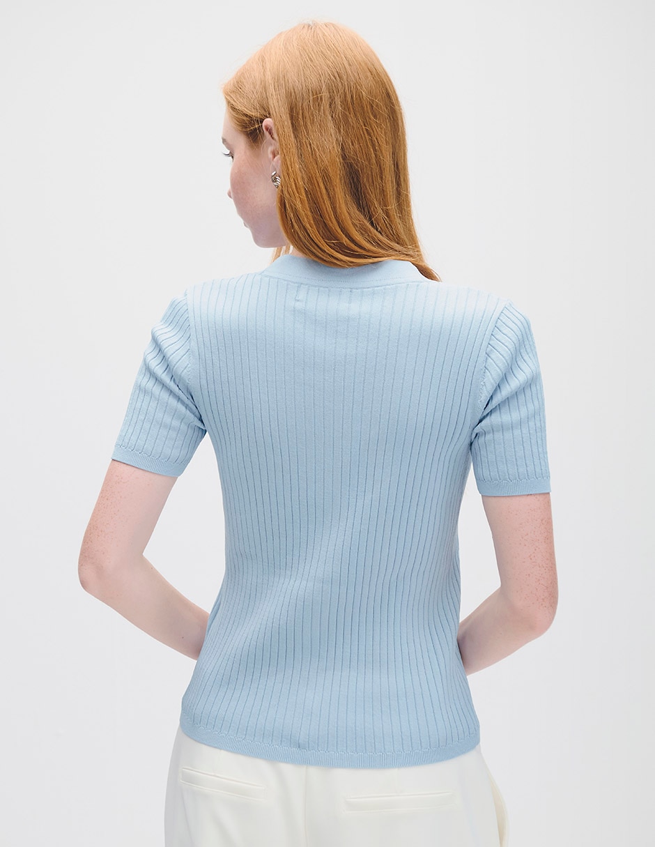 Blusa manga corta para mujer 3